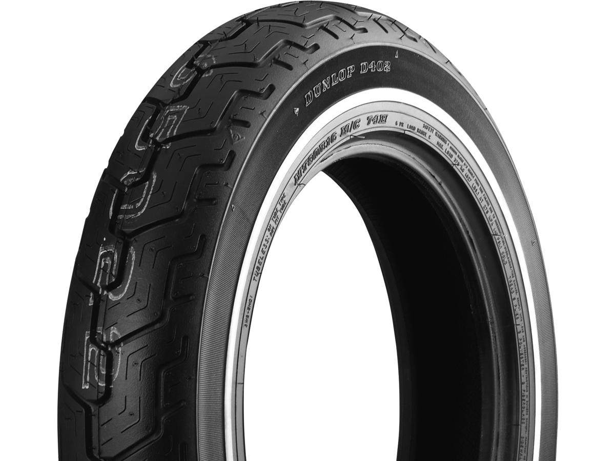 Dunlop D402 Touring Tire Mu/85 B 16 77 H Tt Tl Single White Line Dunlop Default Title