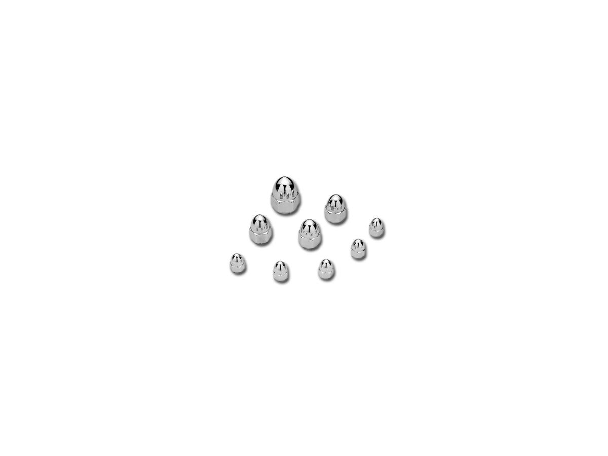 Cce Acorn Nut Pack Chrome 1/4" 28 Unf Cce Default Title