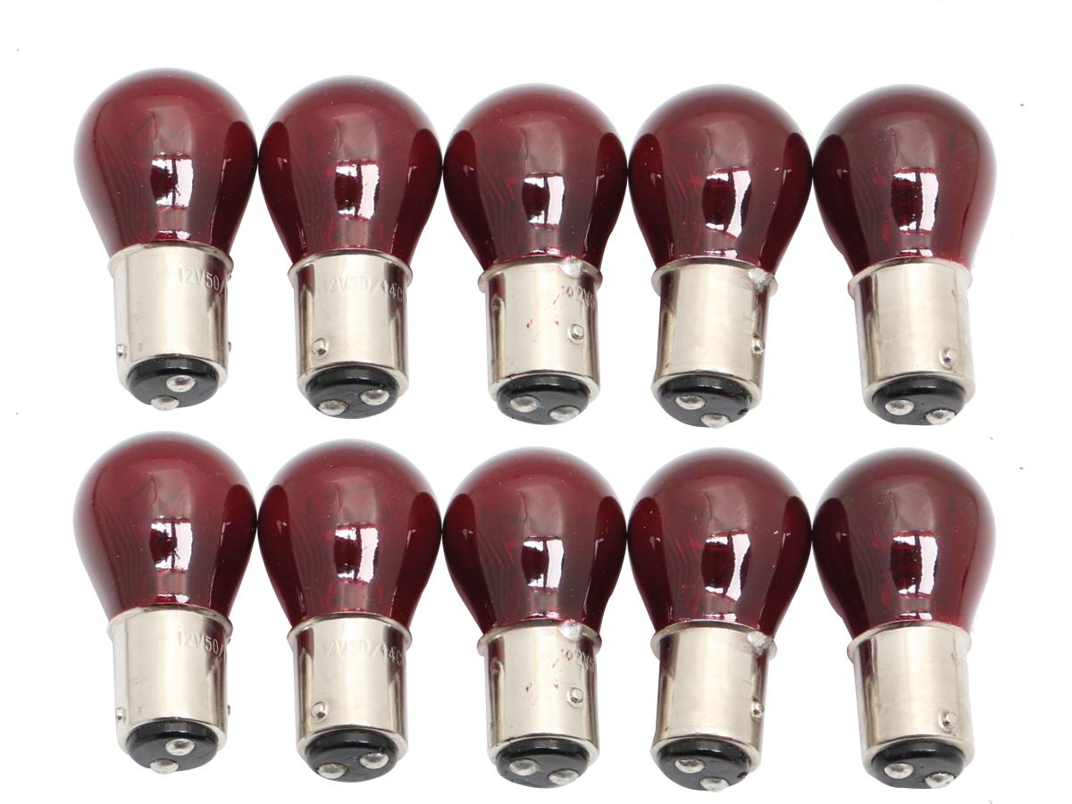 Cce Replacement Bulb 12 V, 10 W Dual Filmament (Tail And Turnsignal) Red Pack 10 Cce Default Title