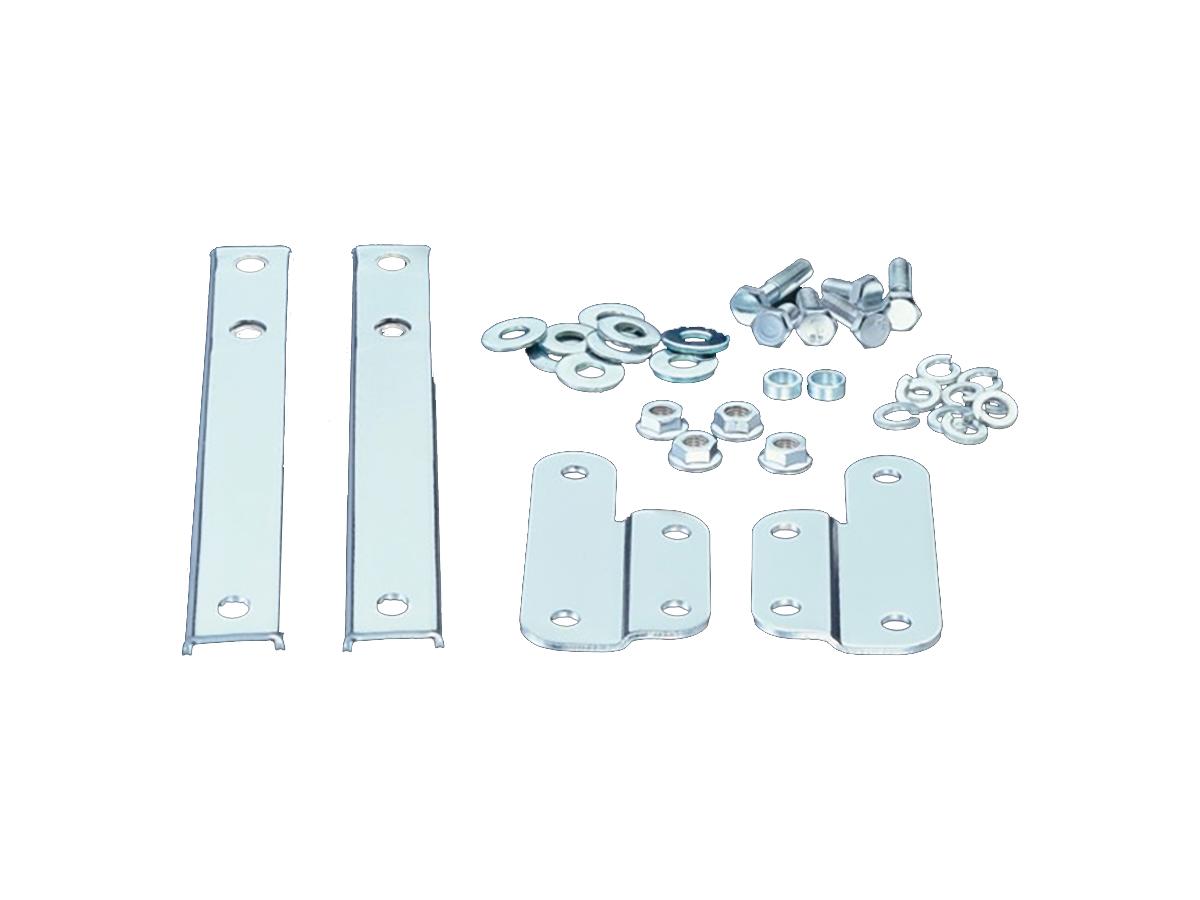 National Cycle Heavy Duty Windshield Mount Kit Covered Forks Chrome National Cycle Default Title