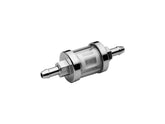 Cce See Flow Glass Fuel Filter 1/4" Fuel Lines Chrome Cce Default Title