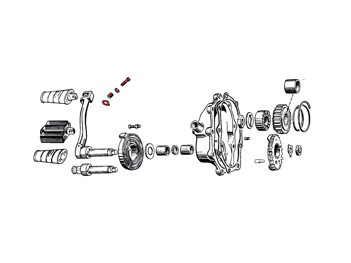 Cce Pedal Pin Bolt Kit Cce Default Title