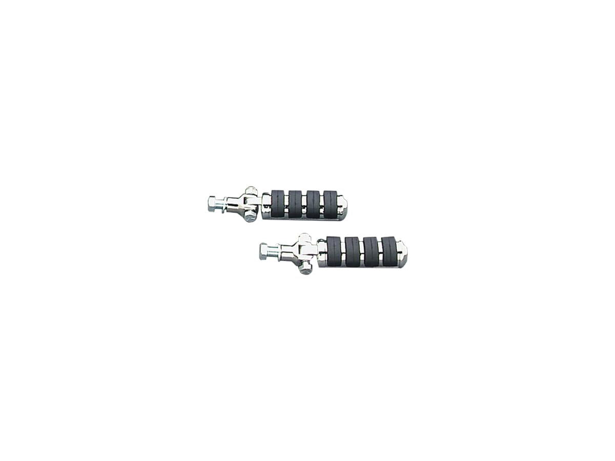 Cce Vibra Kushion Passenger Pegs With Stud Mounts Chrome Cce Default Title