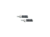 Cce Vibra Kushion Passenger Pegs With Stud Mounts Chrome Cce Default Title