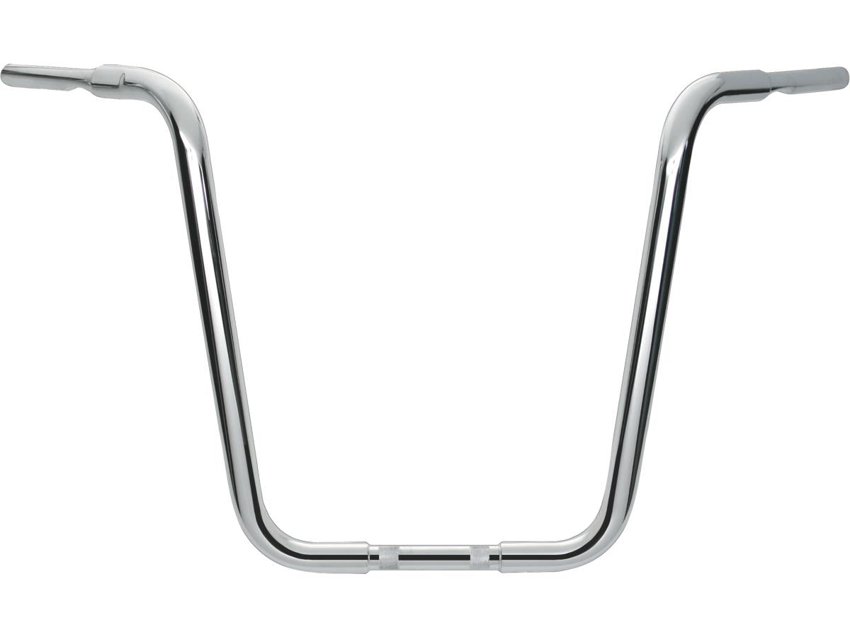 Wild 1 18 Chubby Classic Ape Hanger Handlebar Non Dimpled 3 Hole Chrome 1 1/4" Throttle By Wire Throttle Cables Wild 1 Default Title