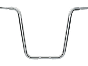 Wild 1 18 Chubby Classic Ape Hanger Handlebar Non Dimpled 3 Hole Chrome 1 1/4" Throttle By Wire Throttle Cables Wild 1 Default Title