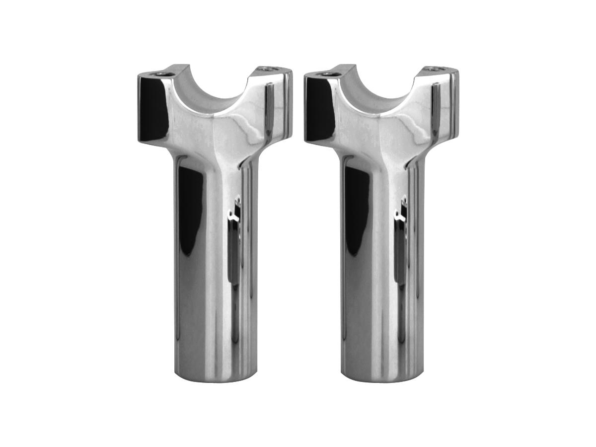 Wild 1 3.5 Chubby Straight Risers Chrome 1" Wild 1 Default Title