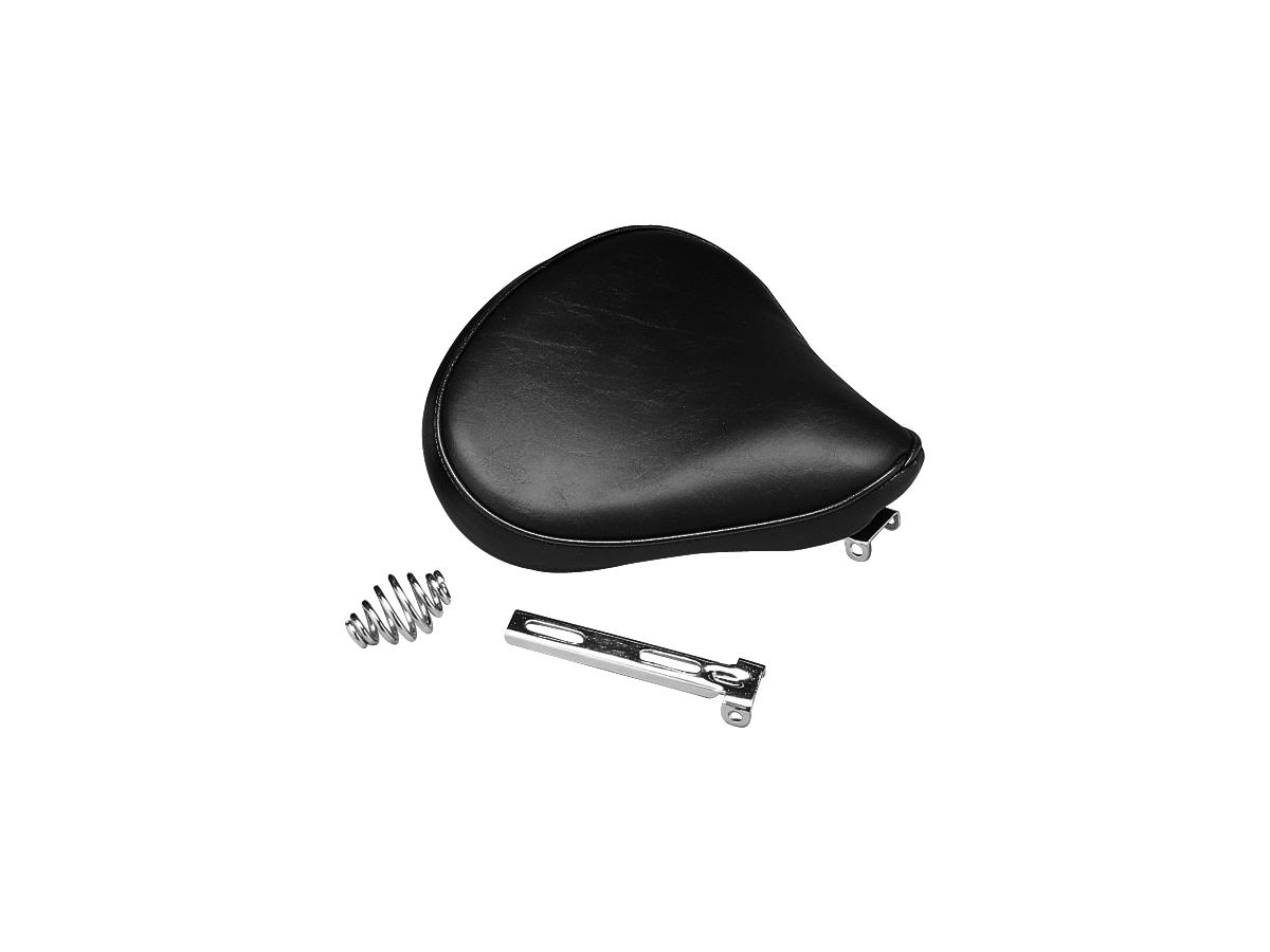 Le Pera Large Smooth Spring Solo Seat Black Vinyl Le Pera