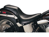 Le Pera Silhouette 2 Up Smooth Seat 139,7mm Wide Passenger Area Black Vinyl Le Pera Default Title