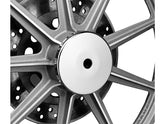 Cce 19" Single Disc Cast Front Wheel Hub Cap Chrome Cce Default Title