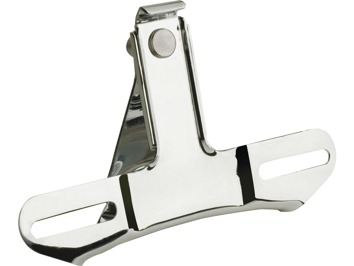 Cce Oem Style Top Mount License Plate Bracket 2 Hole Chrome Cce Default Title