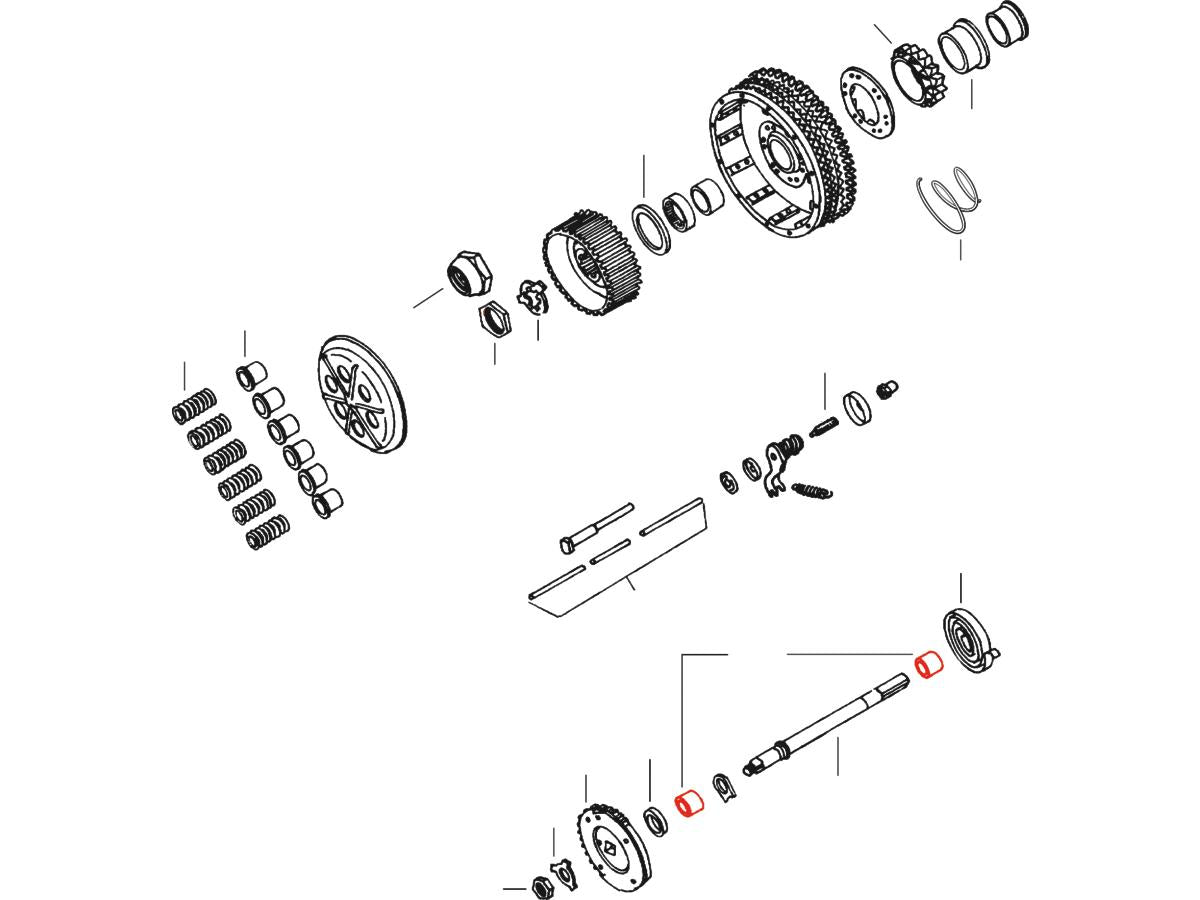 Cce Kickershaft Bushing Cce