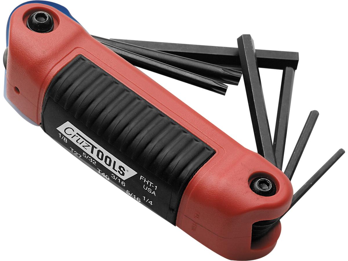 Cruz Tools Folding Hex/ Torx Key Set Cruztools Default Title