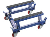 K&Amp;L Supply Adjustable Shop Dolly Blue K&Amp;L Supply Default Title