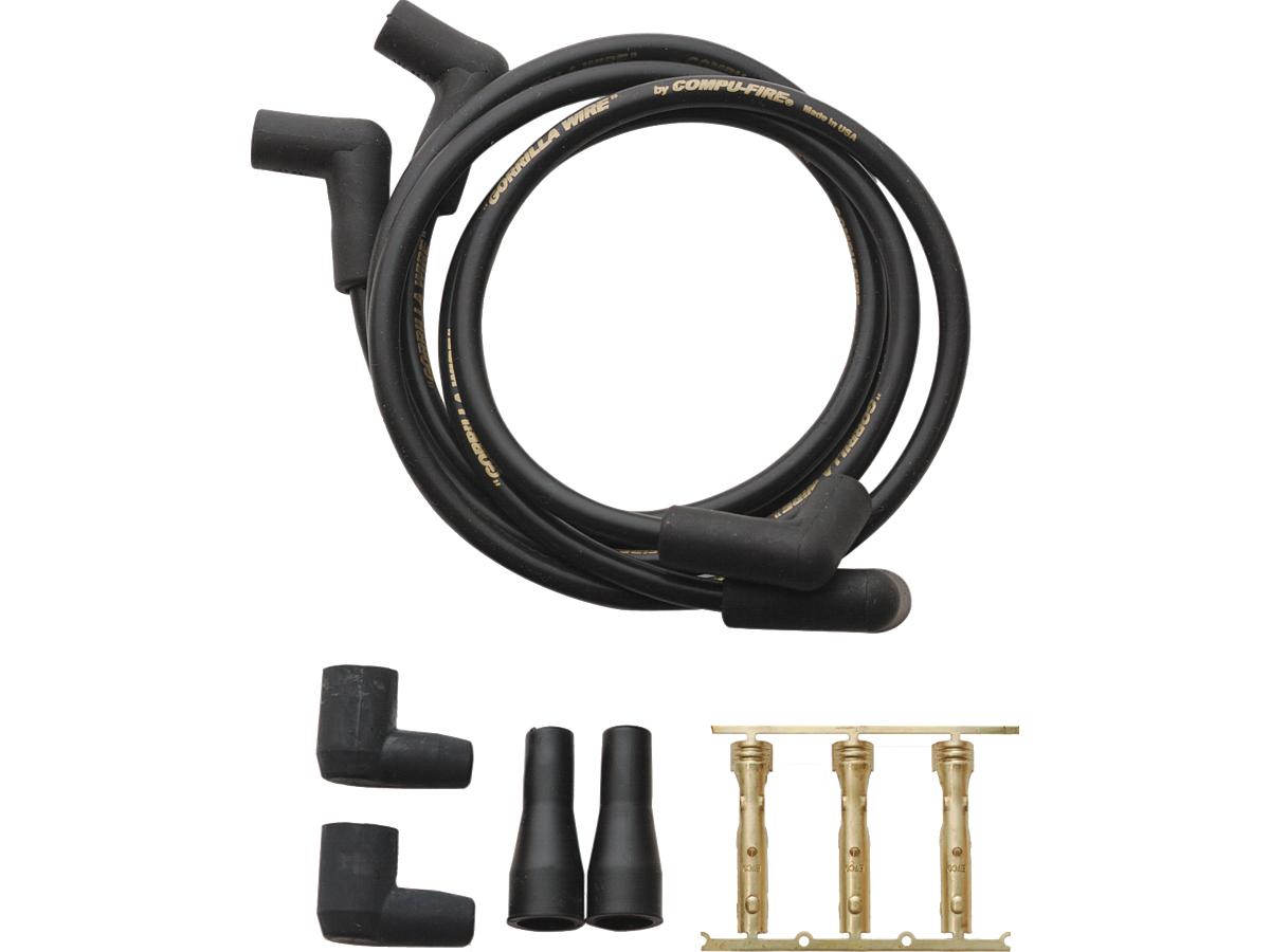 Compu Fire Universal Spark Plug Wire Black Compu Fire Default Title