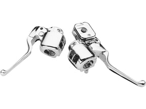 Cce 96 Up Smooth Contour Hand Control Kit Without Switches Chrome 11/16" 1" Cable Clutch Dual Disc Cce Default Title