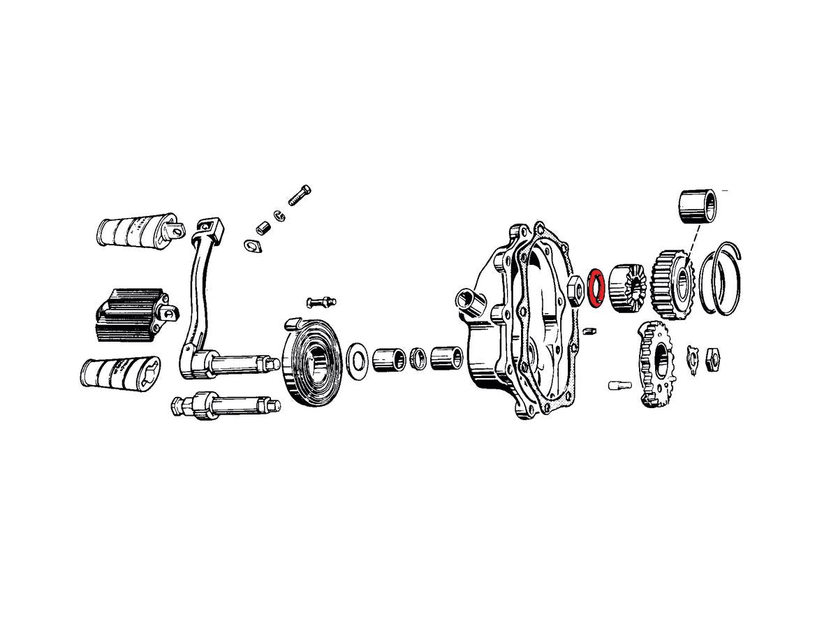Cce Starter Clutch Lockwasher Cce