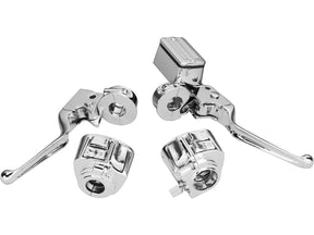 Cce 82 95 Brake Master Cylinder Kit Chrome 3/4" 1" Dual Disc Cce