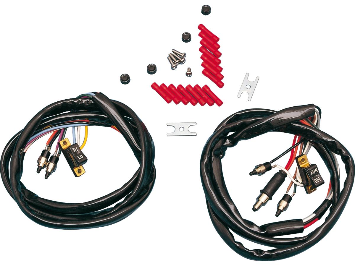 Daytona Japan Early Style Handlebar Wiring Harness Kit Left And Right Side, Black Switches And Caps Daytona Japan Default Title
