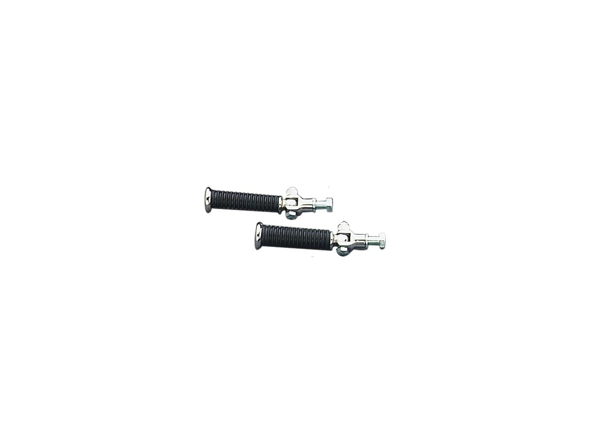 Cce Rubber Passenger Pegs With Stud Mount Chrome Cce Default Title