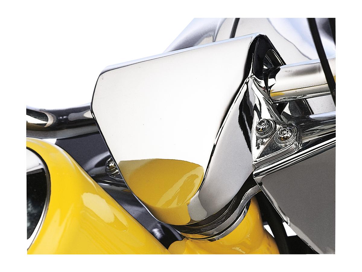 Cce Bar Clamp Cover For Fl Softail And Fl 4 Speed For Use With Steering Damper Chrome Cce Default Title
