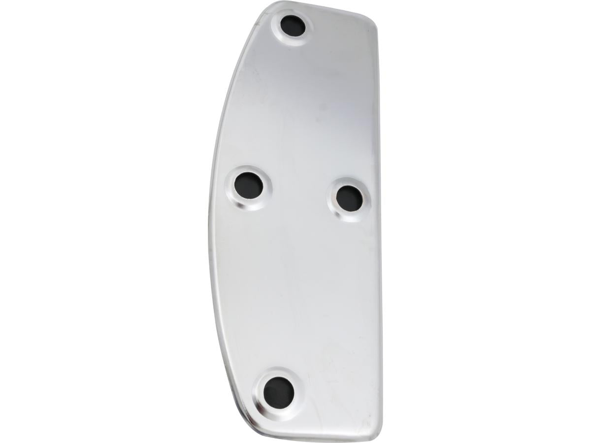 Cce Retangular Floorboard Replacement Top Plate With Rubber Chrome Cce Default Title
