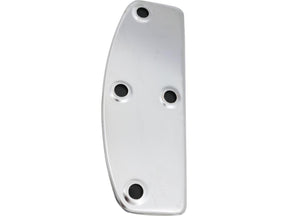 Cce Retangular Floorboard Replacement Top Plate With Rubber Chrome Cce Default Title