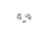 Cce Oem Style Floorboard Bracket Kit Chrome Cce Default Title