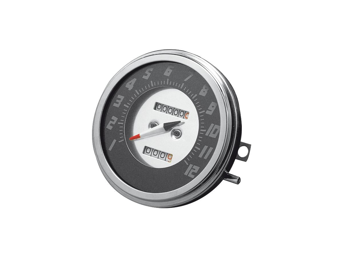 Motor Factory 56 61 Fl Style Speedometer Scale: 120 Mph; Scale Color: Black/Silver; Ratio 1:1 Motor Factory