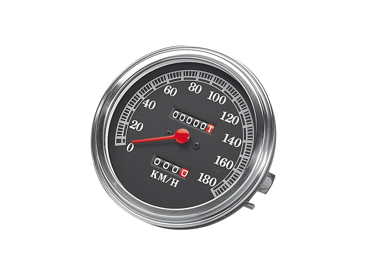 Motor Factory 89 95 Fl Style Speedometer Scale: 180 Km/H; Scale Color: Black; Ratio 2:1 Chrome Motor Factory Default Title