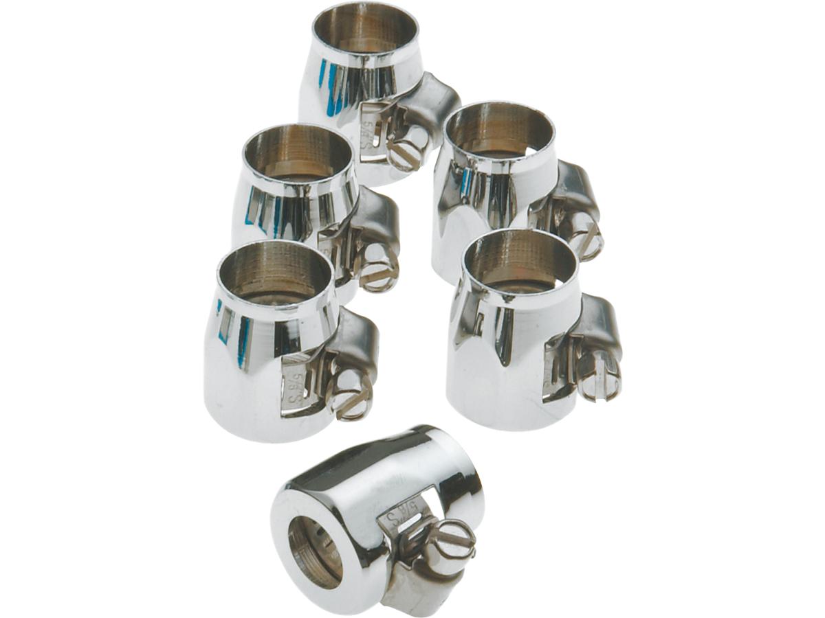 Cce For 1/4 And 1/2 Diameter Hoses Hose Clamps Chrome Cce Default Title