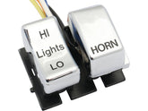 Daytona Japan 82 95 Early Style Replacement Horn And Dimmer Switch Dimmer/Horn Switch Chrome Daytona Japan Default Title
