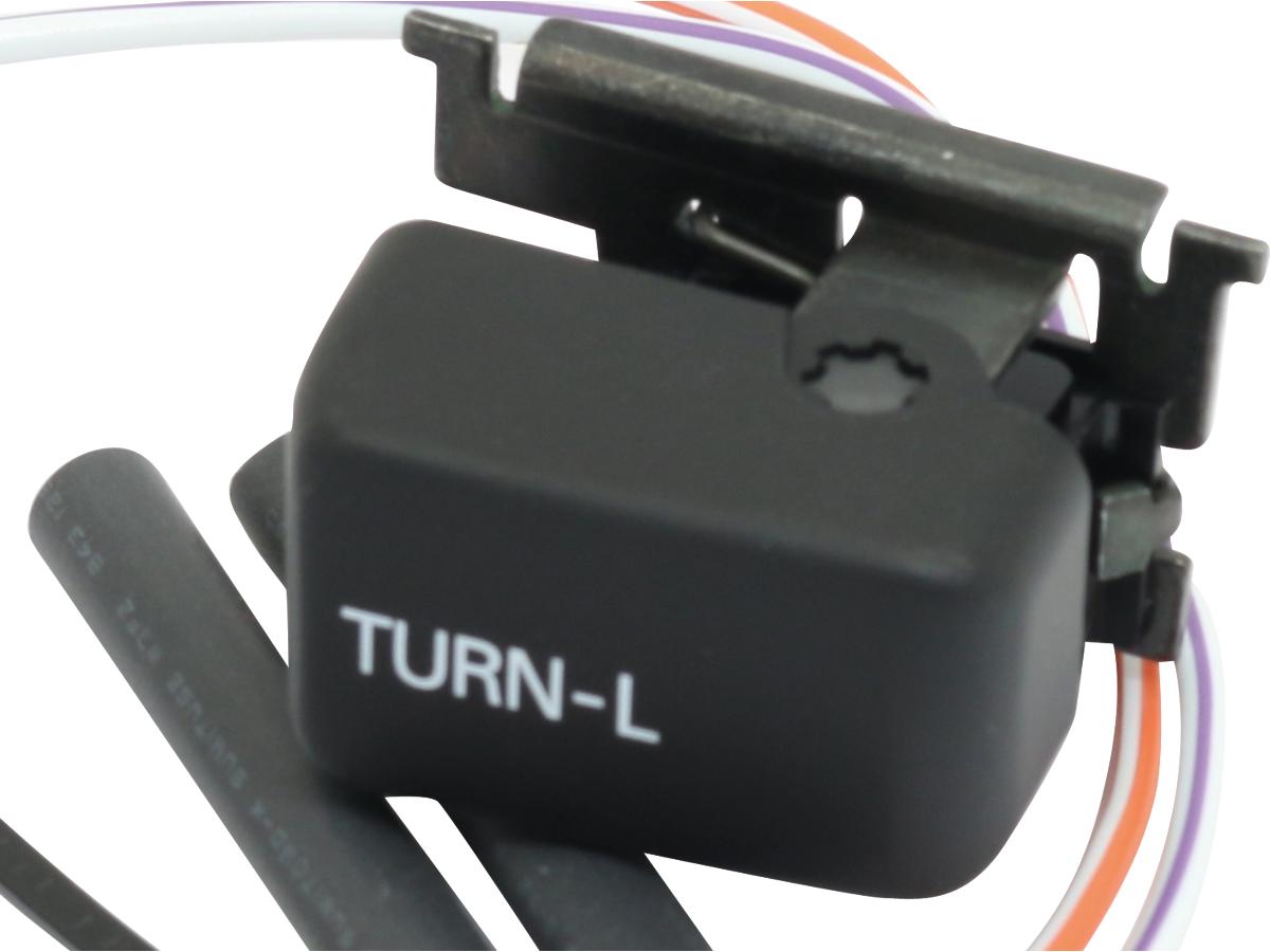 Daytona Japan 96 Up Ergonomic Replacement Handlebar Turn Signal Switch Left Turnsignal Switch Black Daytona Japan Default Title