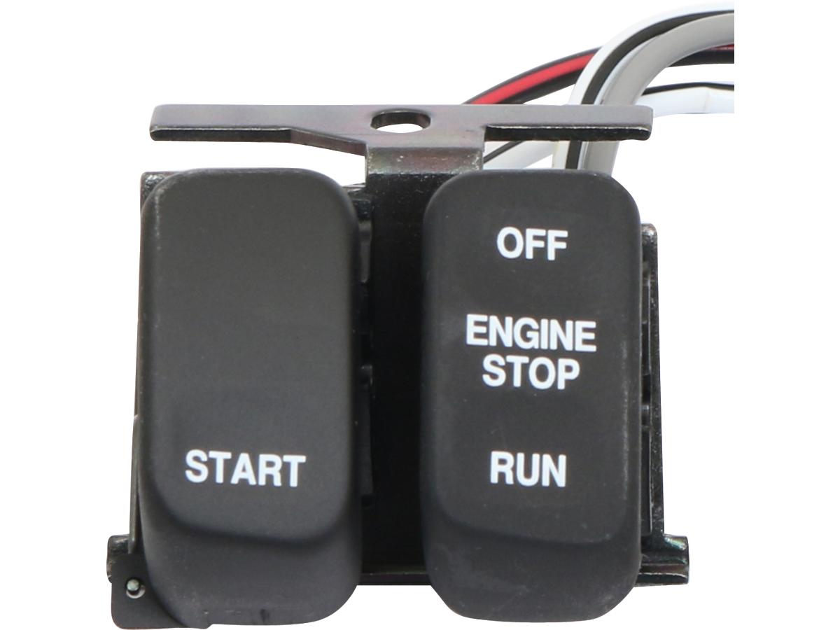 Daytona Japan 96 Up Ergonomic Replacement Engine Start And Stop Switch Engine/Stop/Start Switch Black Daytona Japan Default Title