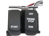 Daytona Japan 96 Up Ergonomic Replacement Engine Start And Stop Switch Engine/Stop/Start Switch Black Daytona Japan Default Title