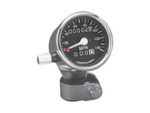 Cce Mini Speedometers With Resettable Odometers Scale: 140 Mph; Scale Color: Black; Ratio 2:1 Chrome Cce Default Title