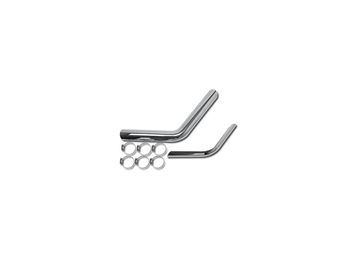 Cce Shovel Replacement Exhaust Heat Shield Front And Rear Chrome Cce Default Title