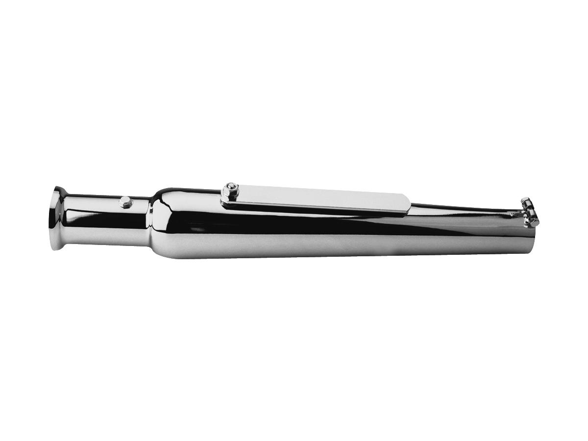 Cce Trumpet Muffler Straight Style, 19" Long Chrome Cce Default Title