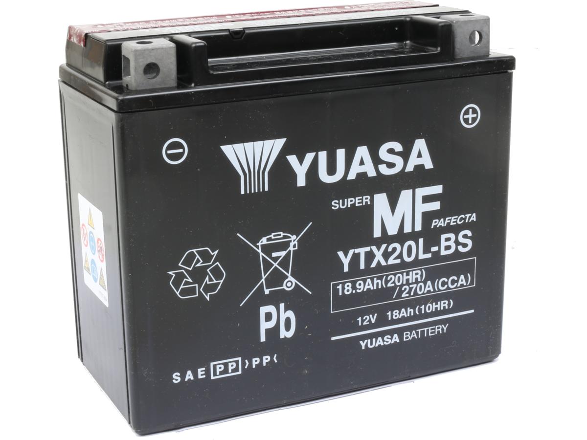 Yuasa Maintance Free Ytx20 Bs Battery Dry Battery With Acid Pack Agm 270 A 18.0 Ah Yuasa Default Title