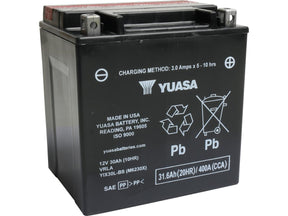 Yuasa Maintenance Free Yix30 L Factory Activated Agm Battery Agm 400 A 31.6 Ah Yuasa Default Title