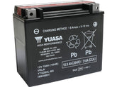 Yuasa Maintenance Free High Performance Ytx20 Hl Bs Battery Dry Battery With Acid Pack Lead Acid, 310 A, 18.9 Ah Yuasa Default Title