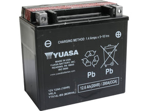 Yuasa Maintance Free Ytx14 L Bs Battery Dry Battery With Acid Pack Agm 200 A 12.6 Ah Yuasa Default Title