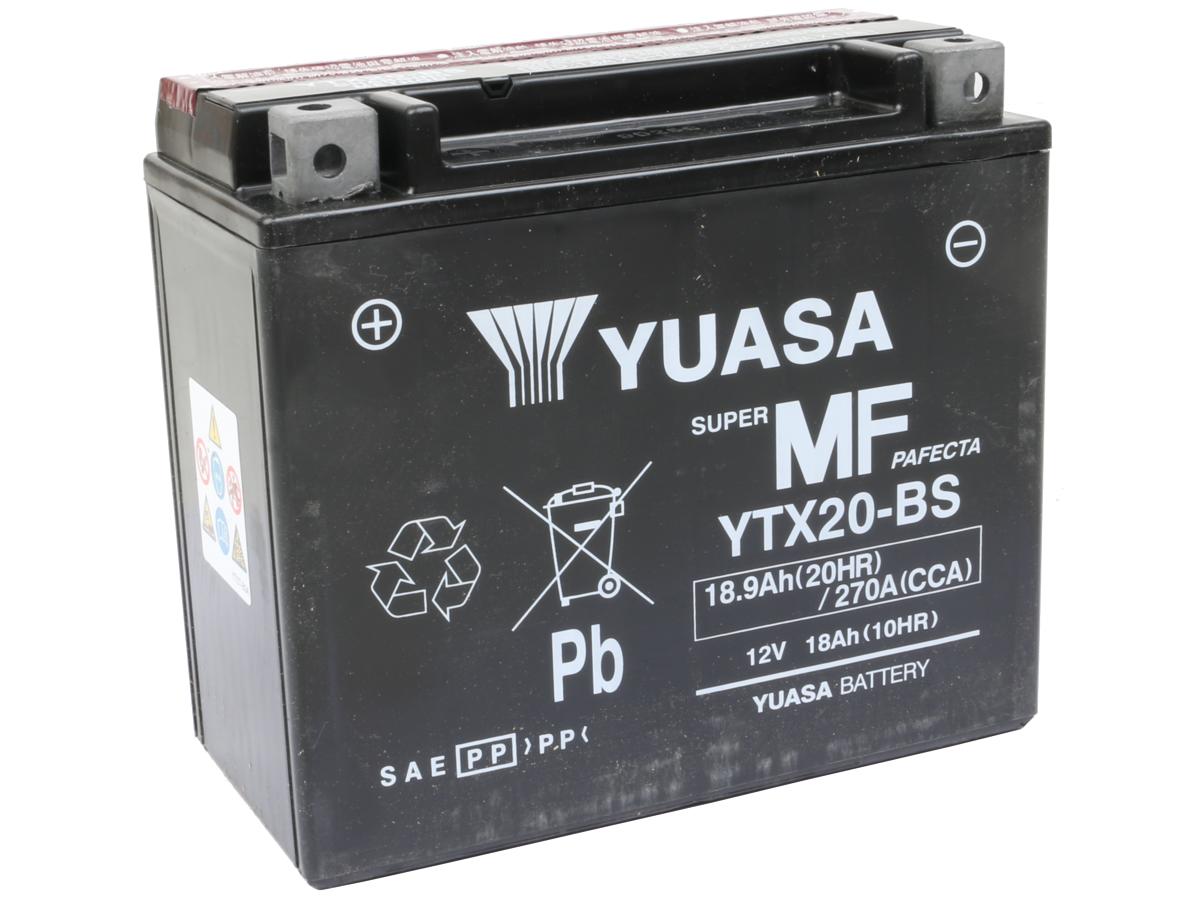 Yuasa Maintenance Free Ytx20 L Factory Activated Agm Battery Agm, 270 A, 18.9 Ah Yuasa Default Title