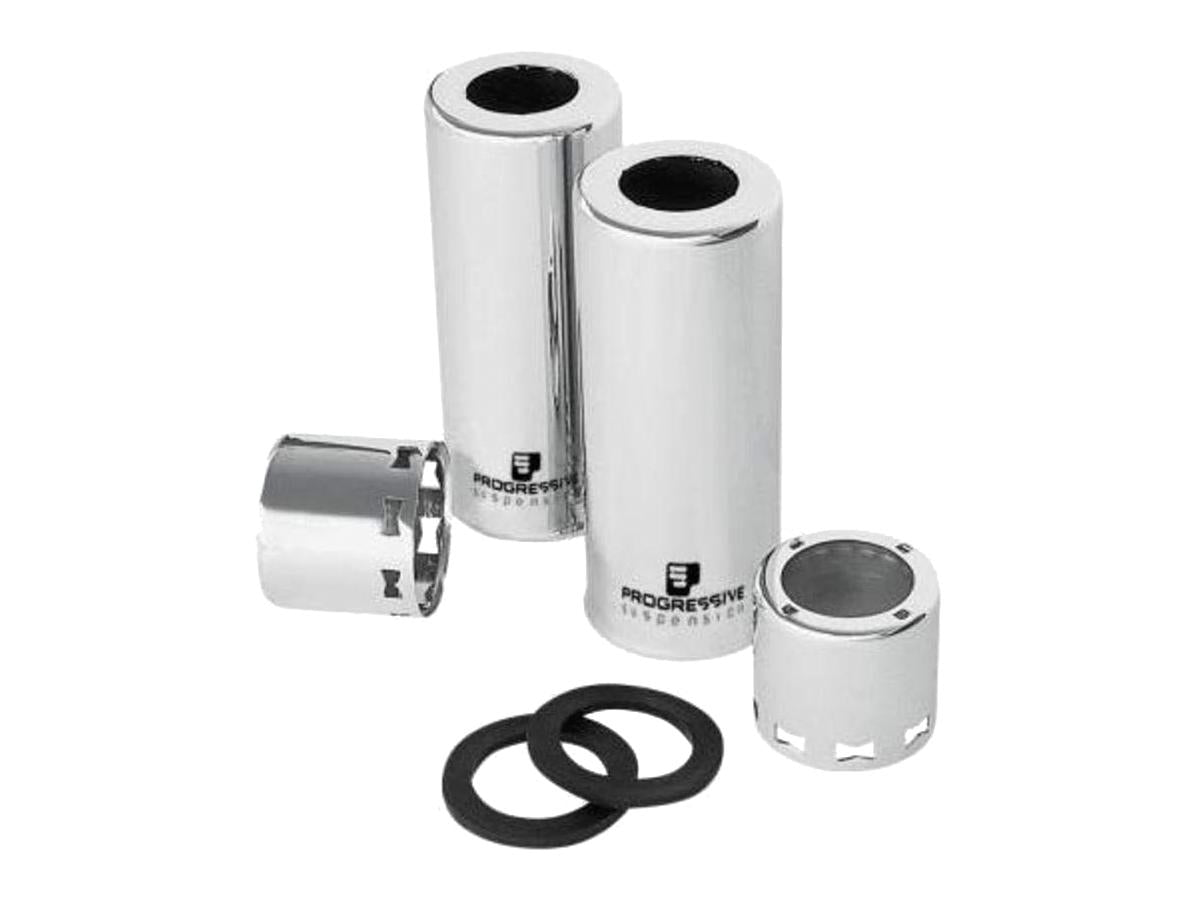 Progressive Suspension 412 Series Shock Cover Kit Chrome Progressive Suspension Default Title