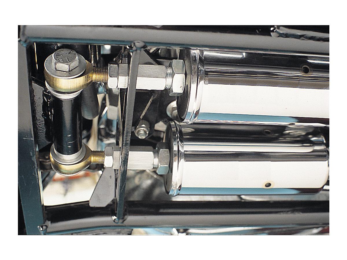 Burly Brand Adjust A Ride Lowering Kit 2" To +1/2" Chrome Rear Burly Brand Default Title