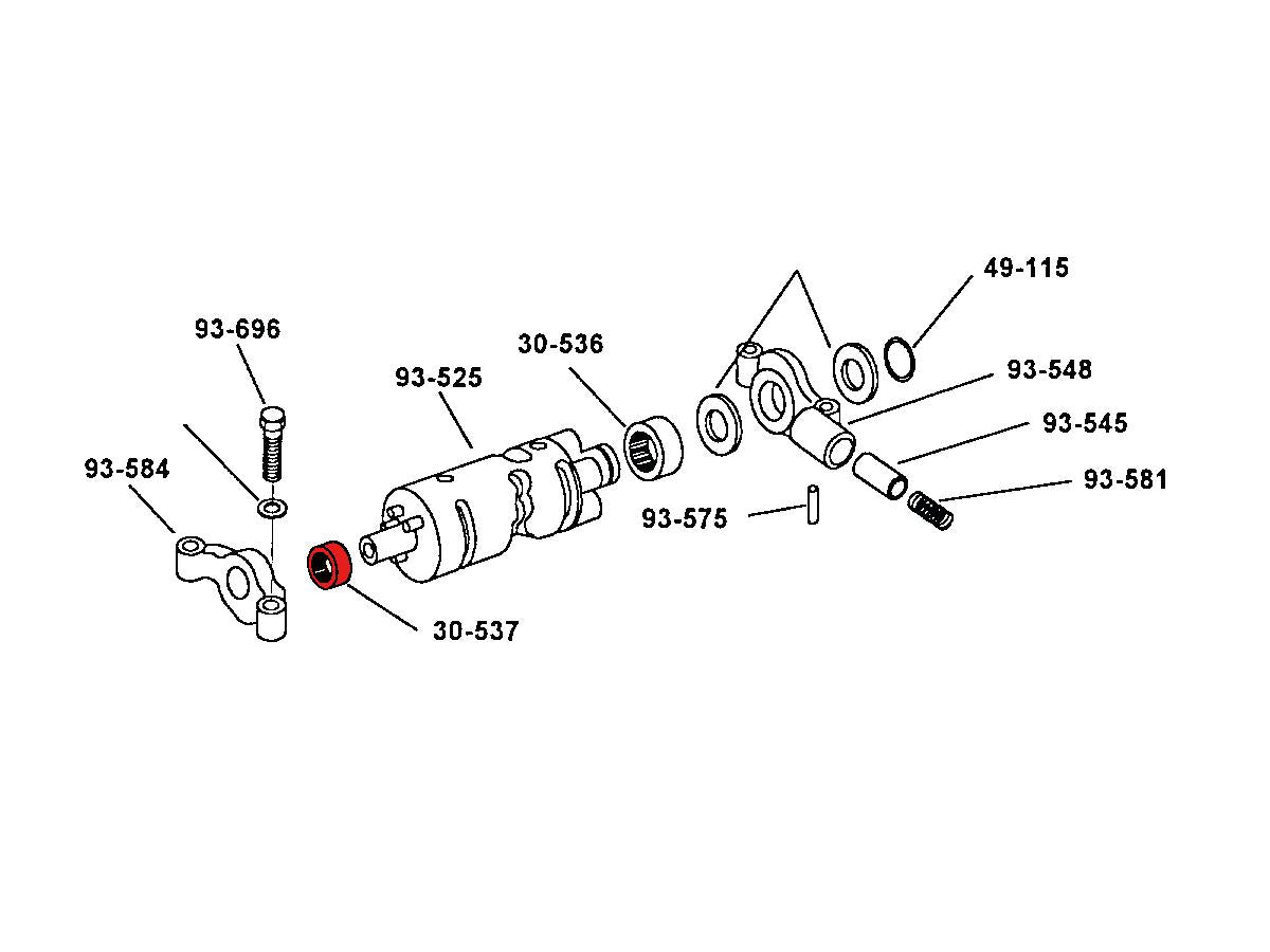 Rev Tech 5 Speed Shift Cam Left Support Bearing Rev Tech Default Title