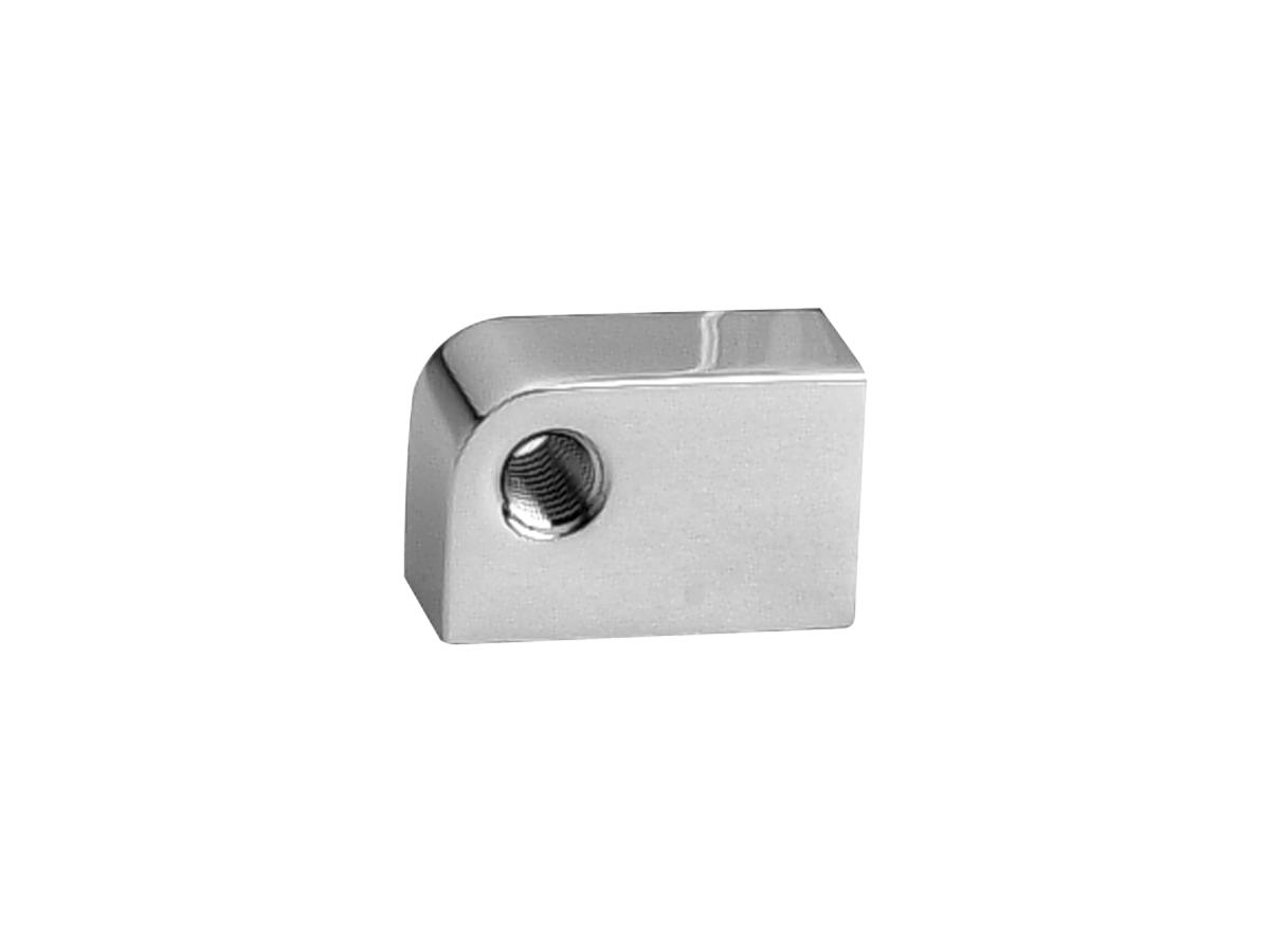 Headwinds Headlight Mounting Block Measures 1 1/2" Long, 3/4" Thick With 3/8" 16 Holes Chrome Headwinds Default Title