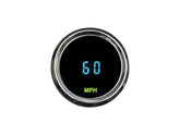 Dakota Digital Round Mini Speedometer Scale: 225 Mph; Scale Color: Black Chrome 52.388 Mm Dakota Digital Default Title