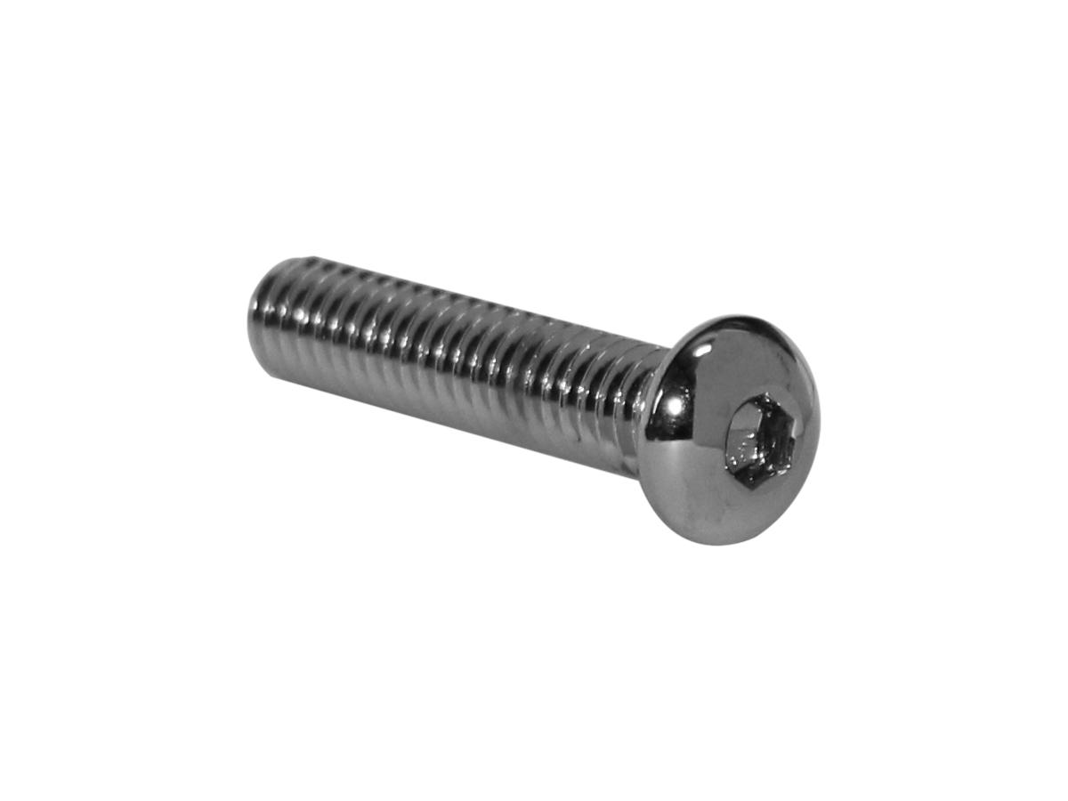 Cce Long Buttonhead Screw Pack Chrome Allen Head 1/4" 20 Unc 1 1/4" Cce Default Title