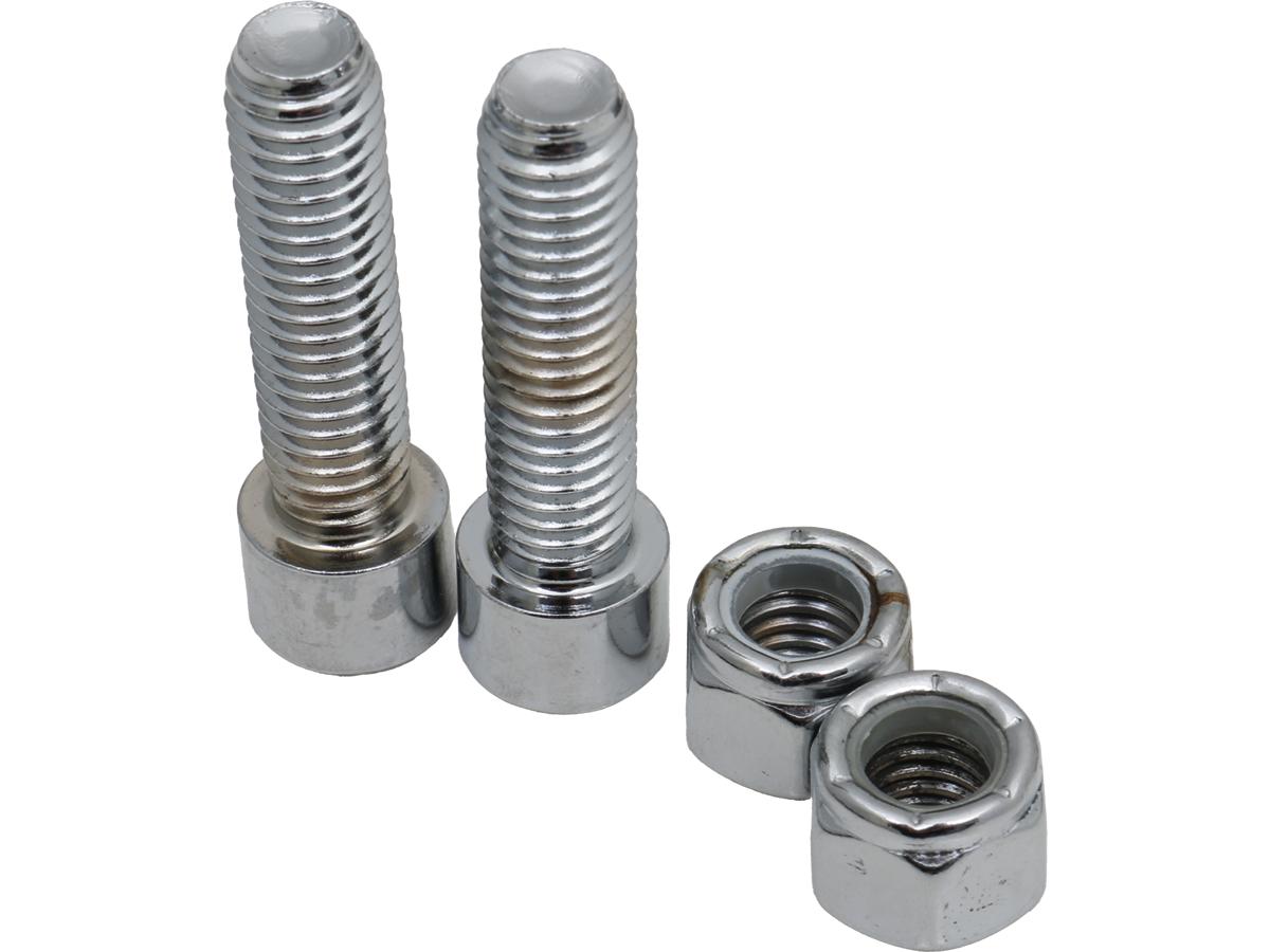 Cce Driver/Passenger Footpeg Bolt Set Chrome Cce Default Title